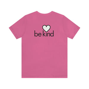 Pink Shirt Day “Be Kind” graphic T-Shirt for Anti Bullying campaign or Valentine's Day with a positive message